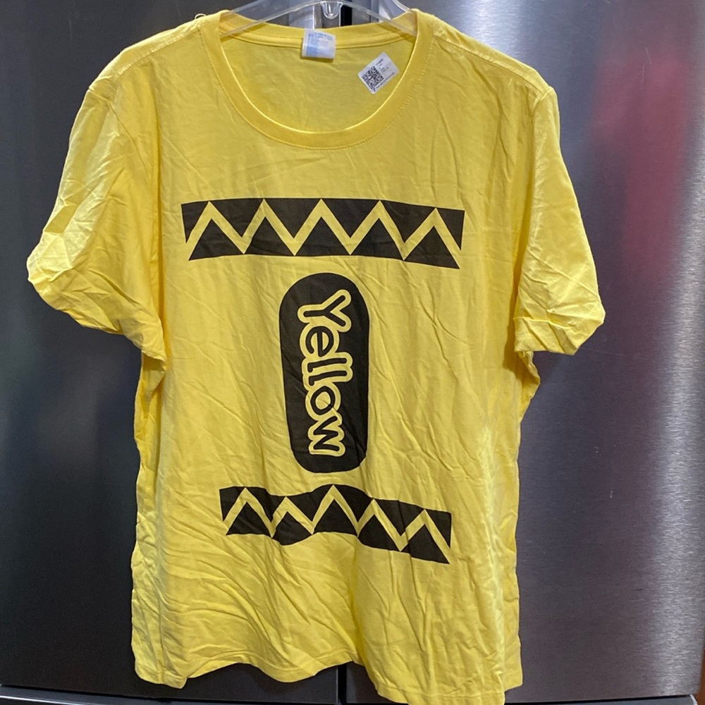 Yellow Crayon T Shirt Unisex